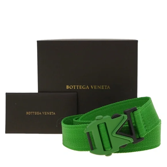 Bottega Veneta Adjustable Belt Nylon Men Size 36 / 95cm New - Picture 3 of 5